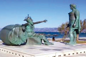 ο Διογένης και το περίφημο πιθάρι,