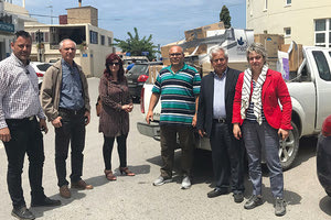 Ένα ακόμα φορτηγάκι γεμάτο φαρμακευτικό υλικό και αναλώσιμα, απαραίτητα σε συνανθρώπους μας που έχουν ανάγκη, δώρισε το Παγκόσμιο Συμβούλιο Κρητών στο Κοινωνικό Φαρμακείο Μαλεβιζίου