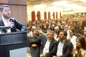 Εντυπωσιακή συγκέντρωση του Νίκου Ανδρουλάκη