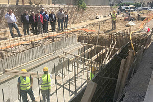 Ένα αρχαίο νεκροταφείο  εντοπίστηκε, στη διάρκεια κατασκευής των έργων  των αγωγών αντιπλημμυρικής προστασίας και των δικτύων της μονάδας του βιολογικού καθαρισμού της Αγίας Πελαγίας