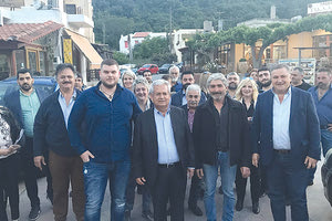 Περιοδεία στο Φόδελε πραγματοποίησε ο δήμαρχος Μαλεβιζίου Κώστας Μαμουλάκης