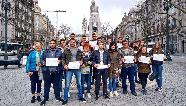 ευρωπαϊκό πρόγραμμα  ERASMUS+  στη Λισαβόνα της Πορτογαλίας υλοποίησε  το 5ο ΕΠΑΛ Ηρακλείου