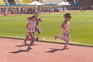 αγώνες στίβου δημοτικών σχολείων Ν. Ηρακλείου στο Παγκρήτιο Στάδιο