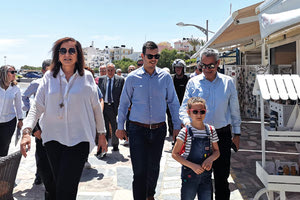 ο υποψήφιος Περιφερειάρχης με την παράταξη «Η Κρήτη Μπροστά» Αλέξανδρος Μαρκογιαννάκης