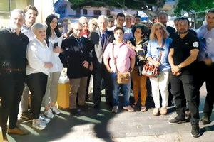 Τους κατοίκους των Καμινίων επισκέφθηκε ο δήμαρχος Ηρακλείου κ. Βασίλης Λαμπρινός