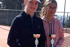 Ζαφειροπούλου Κατερίνα και Κωστάκη Ελένη του “Ηράκλειο” στο Πανελλήνιο Πρωταθλημα Τένις