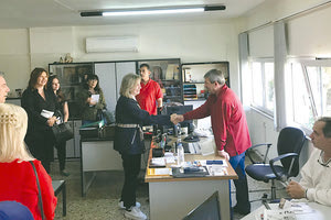 Επίσκεψη στο λιμάνι του Ηρακλείου, πραγματοποίησε η υποψήφια Δήμαρχος Ηρακλείου, κ. Ευαγγελία Σχοιναράκη – Ηλιάκη,