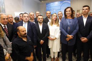 η προεκλογική ομιλία του υποψήφιου περιφερειάρχη Αλέξανδρου Μαρκογιαννάκη στο κινηματοθέατρο “Αστόρια”