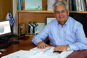 Ο επικεφαλής της παράταξής «Νέοι Δρόμοι» στο Γάζι Κώστας Μαμουλάκης