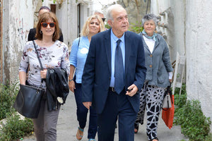 Ο Δήμαρχος Ηρακλείου Βασίλης  Λαμπρινός στην Αγία Τριάδα