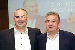 Ο Σταύρος Αρναουτάκης και ο Μιχάλης Βαμιεδάκης