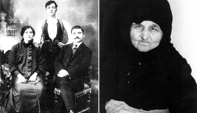 Ο Στυλιανός Αποστολάκης με τη σύζυγό του Σοφία