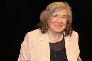 Η κα Σουζάννα Παπαδοπούλου, ομότιμη καθηγήτρια, ιδρυτικό στέλεχος του Τμήματος των Μαθηματικών του Πανεπιστημίου Κρήτης