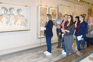 Η υποψήφια δήμαρχος Ηρακλείου κ. Ευαγγελία Σχοιναράκη – Ηλιάκη στο Αρχαιολογικό Μουσείο Ηρακλείου