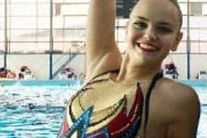 ι η αθλήτρια συγχρονισμένης κολύμβησης του Ωρίωνα, Δέσποινα Ταμπακάκη