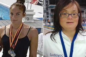 ΚΟΛΥΜΒΗΣΗ ΑμΕΑ: Η Σύλια Χιώτη και η Φ. Βασιλογιαννάκη