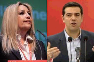 Η Φώφη Γεννηματά και ο Αλέξης Τσίπρας