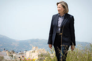 η υποψήφια δήμαρχος Ηρακλείου και επικεφαλής του συνδυασμού «ΗΡΑΚΛΕΙΟΝ Αξίζει» κ. Ευαγγελία Σχοιναράκη – Ηλιάκη