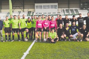 Aντιπροσωπεία υποψήφιων διαιτητών ΕΠΣΗ αντιμετώπισε σε έναν φιλικό αγώνα στο γήπεδο του ΠΟΑ μία επίλεκτη ομάδα διαιτητών