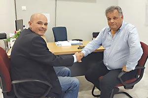 Με τον Λυγερό ο Γ. Μιχελογιαννάκης