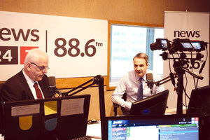 Ο Κυριάκος Μητσοτάκης στη συνέντευξή του στο ραδιόφωνο 24/7