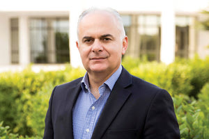 O υποψήφιος δημοτικός σύμβουλος με την παράταξη «Ηράκλειο 3.7.5» Γιώργος Αγριμανάκης.