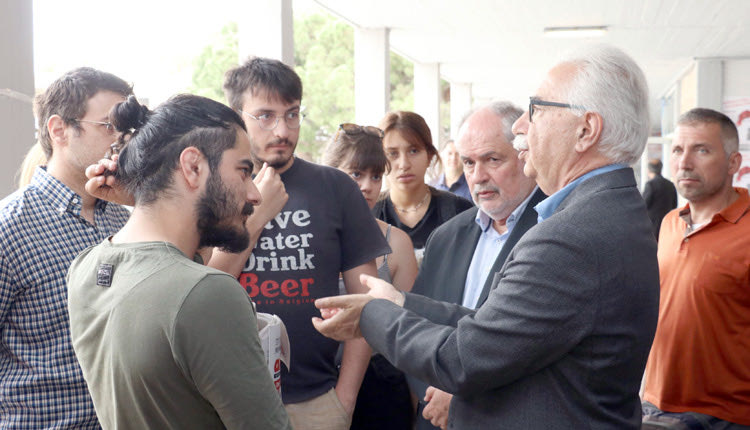 O υπουργός, κ. Κώστας Γαβρόγλου στην τελετή για την έναρξη λειτουργίας του Ελληνικού Μεσογειακού Πανεπιστημίου