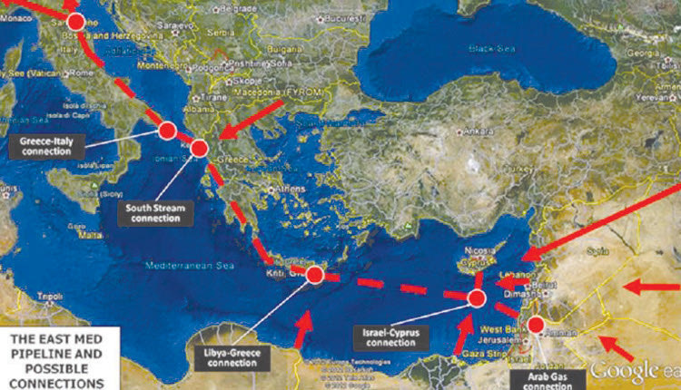 «EastMed Act» -που περνά από την Κρήτη-