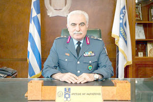 Ο αρχηγός της ΕΛΑΣ κ. Ανδρικόπουλος