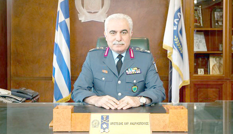 Ο αρχηγός της ΕΛΑΣ κ. Ανδρικόπουλος