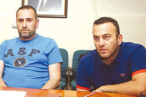 Ο Γ. Τουτζάρης και ο Μαν. Σεβαστάκης στη χθεσινή συνεδρίαση