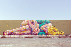 Street Painting: Στα Πιτσίδια η μεγαλύτερη τοιχογραφία της Μεσσαράς