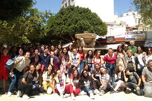 Στο 13ο Γυμνάσιο μαθητές από τρεις χώρες για τη διακρατική συνάντηση του ευρωπαϊκού προγράμματος Erasmus+ με τίτλο “Bon appétit”