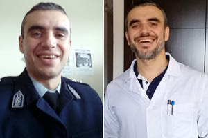 Απόφοιτος της ΑΣΟΕΕ, αξιωματικός καριέρας της Αστυνομίας, αλλά και φοιτητής ιατρικής στο Πανεπιστήμιο Κρήτης ο διοικητής του τμήματος Πύργου, αστυνόμος Β, Δημήτρης Χουστουλάκης