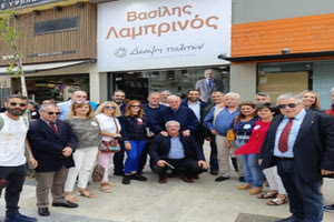 Σε χώρια και γειτονιές του Ηρακλείου ο Βασίλης Λαμπρινός