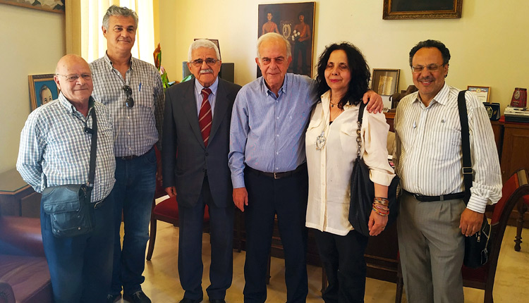 Η αντιπροσωπεία της Ηράκλειας Πρωτοβουλίας στον κ. Βασίλη Λαμπρινό