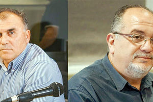 Οι Θ. Καλαντζάκης και Α. Πετράς