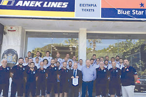 Η Εθνική ομάδα των Κωφών που επισκέφθηκε το χορηγό της