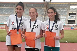 Στιγμιότυπο απο τις απονομές στα “Ηράκλεια”