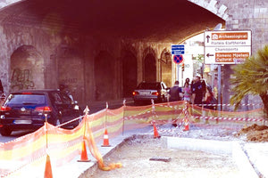 τα τείχη στην Πύλη Ιησού