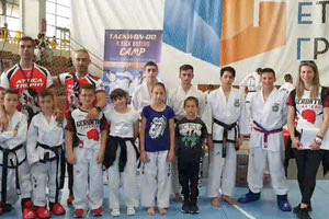 οι Gerontis Fighters στο 1ο TAE KWON DO ITF SPARING