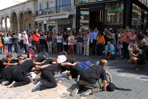 Καλλιτεχνικό Σχολείο Ηρακλείου στο  φεστιβάλ για το δημόσιο χώρο «Αθέατη Πόλη»