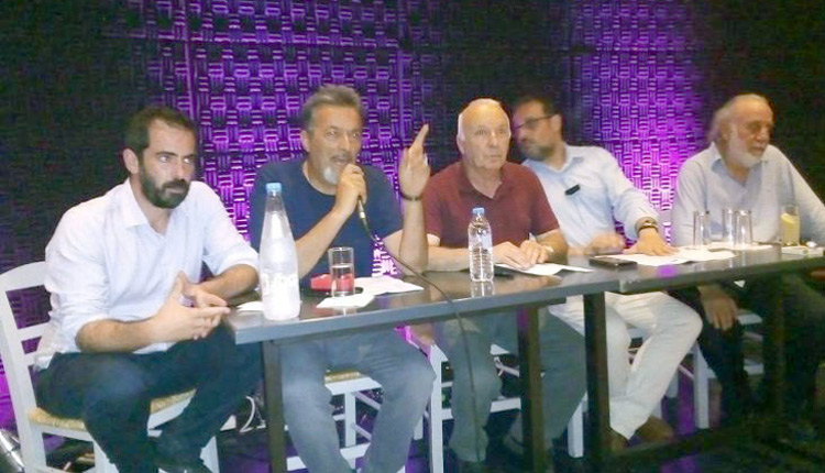 Από την εκδήλωση του ΣΥΡΙΖΑ στο Ηράκλειο