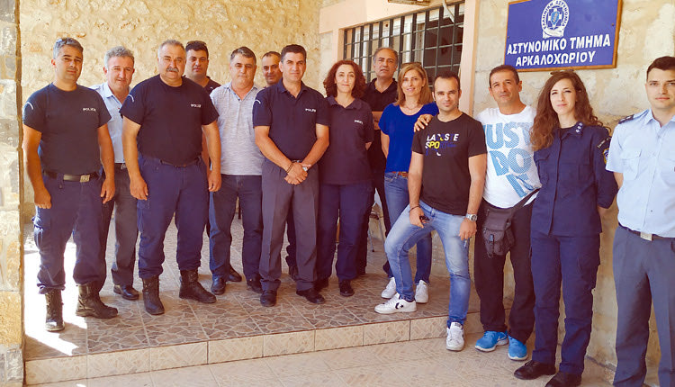 ToΑστυνομικό Τμήμα Μινώα Πεδιάδος επισκέφθηκαν οι συνδικαλιστές της ΕΛ.ΑΣ