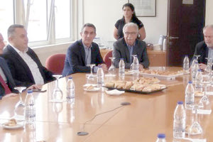 ο υπουργός Παιδείας, κ. Κώστας Γαβρόγλου στο  Ελληνικό Μεσογειακό Πανεπιστήμιο 