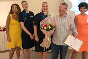 Στην ετήσια εκδήλωση βράβευσης των ξενοδοχείων των νομών Ηρακλείου και Λασιθίου που διακρίθηκαν το 2018 βάσει των προτιμήσεων των επισκεπτών του ταξιδιωτικoύ οργανισμoύ DER TOURISTIK NORDIC / APOLLO