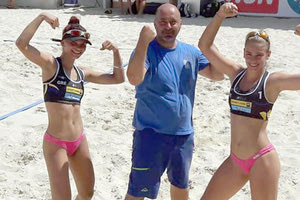 το δίδυμο Αντωνακάκη-Περδικάκη στο Πανευρωπαϊκό Πρωτάθλημα beach volley Κ18