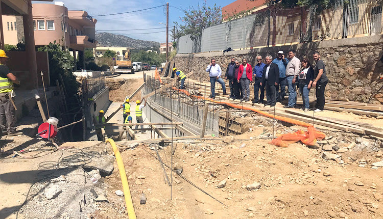 Σε εξέλιξη τα έργα στην Αγία Πελαγία.