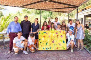 Οι μαθητές του Δημοτικού σχολείου Απλαδιανών στο ξενοδοχείο Fodele Beach and Water Park Holiday Resort