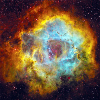 To Nεφέλωμα της Ροζέτας (NGC2237) με το τηλεσκόπιο του Αστεροσκοπείου Σκίνακα